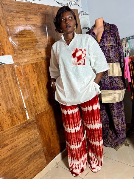 Ensemble moderne batik femme