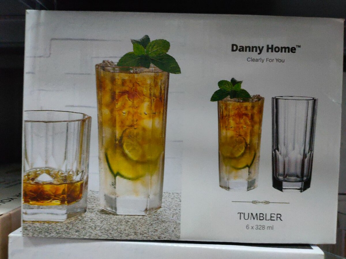 Tumbler Cocktail Glasses 6pcs 328ml