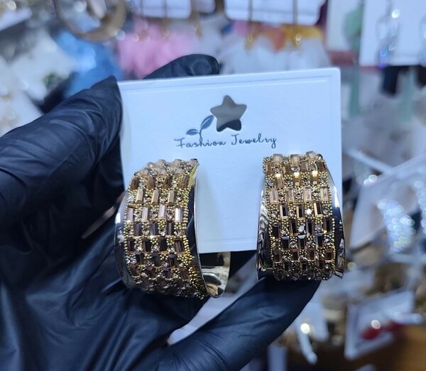 Boucles d'oreilles chic cristal