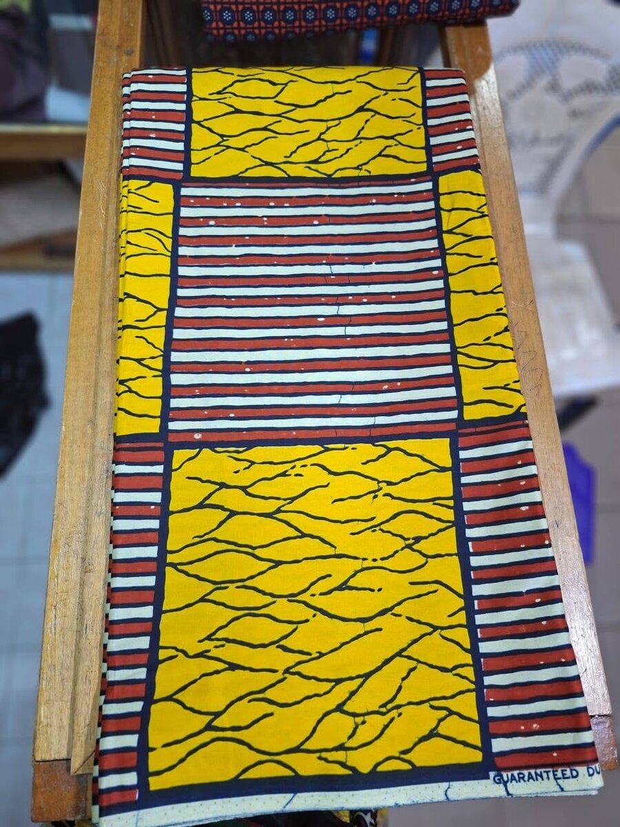 Tissu Wax Africain Coloré