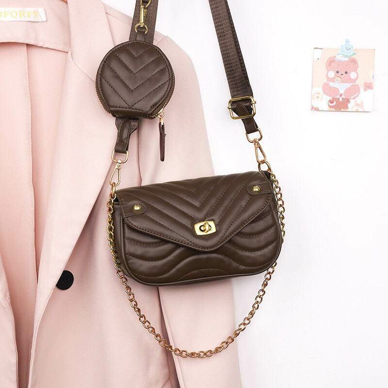 Soft leather crossbody bag