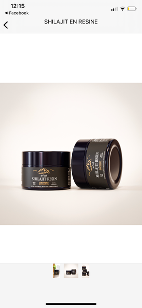 Résine de Shilajit Pure