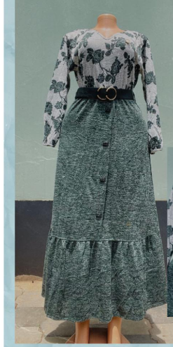 green  dress, size XL