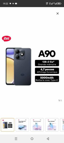 itel A90 Smartphone 128Go