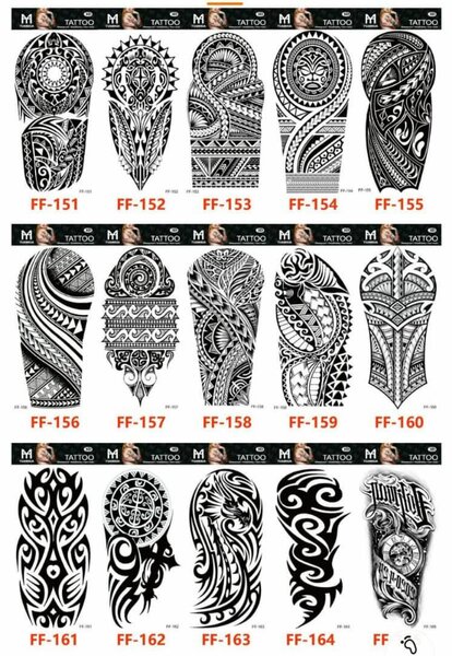 Semi permanent tattoo stickers