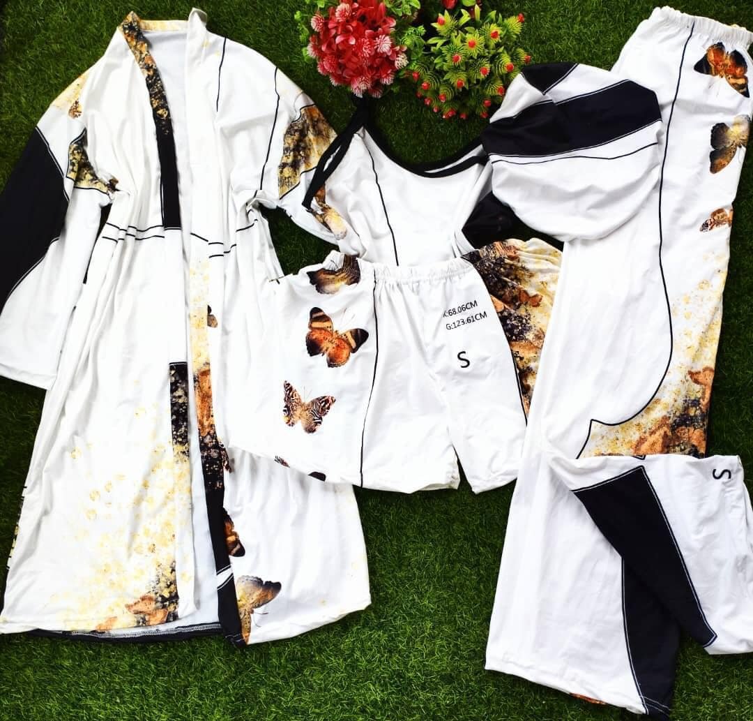 Pyjama blanc pour femme