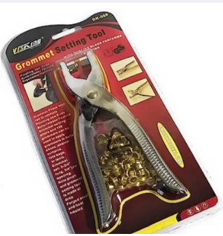 Heavy Duty Grommet Setting Tool with Grommets