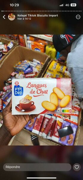 Biscuits Langues de Chat