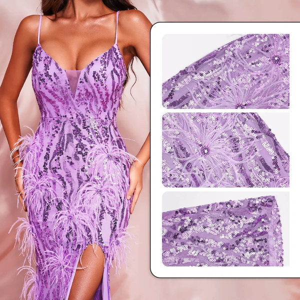 Robe élégante en sequins