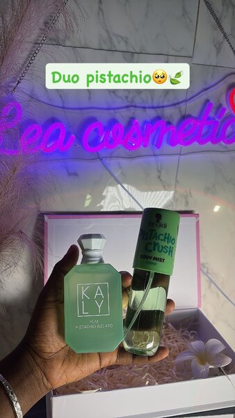 Ensemble parfumé duo pistache