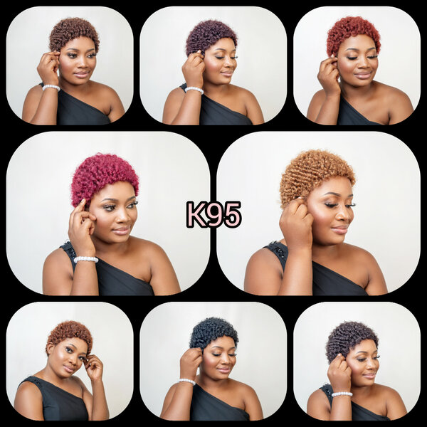 Mini afro wig