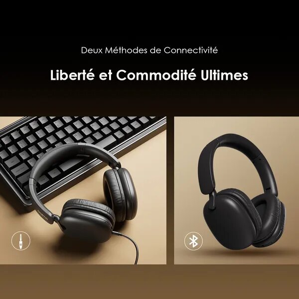 Casque sans fil Bluetooth stéréo