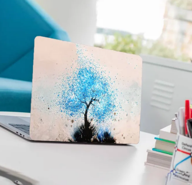 Blue Tree Laptop Back Skin-Laptop Skin Vinyl Sticker Decal, 13 13.3 14.6 15 15.4 15.6 inch Laptop Skin Sticker Cover For All Laptops
