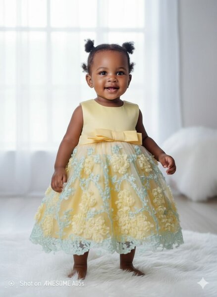 Robe bébé en dentelle élégante