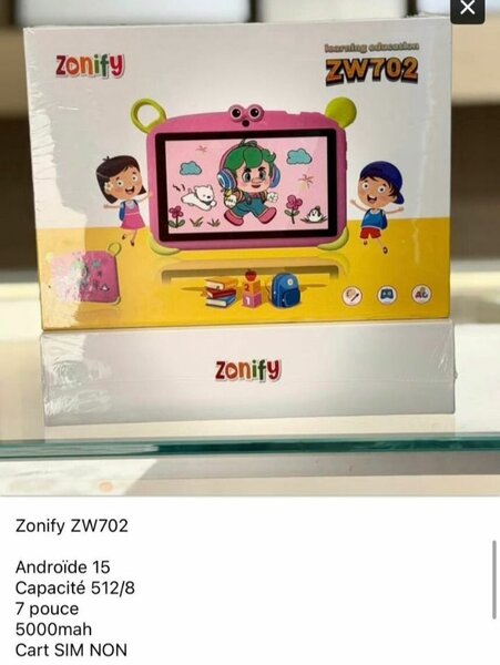 Tablette Enfant Zonify ZW702