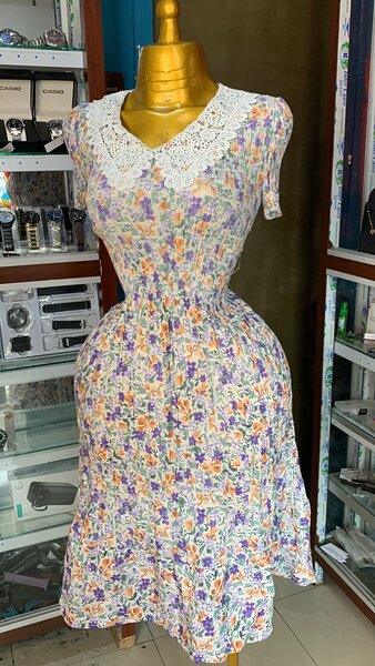 Robe Élégante Fleurie Femme