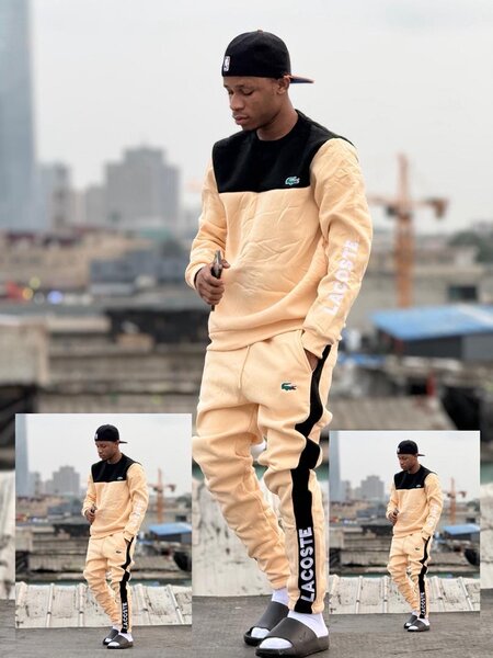 Ensemble Lacoste beige noir