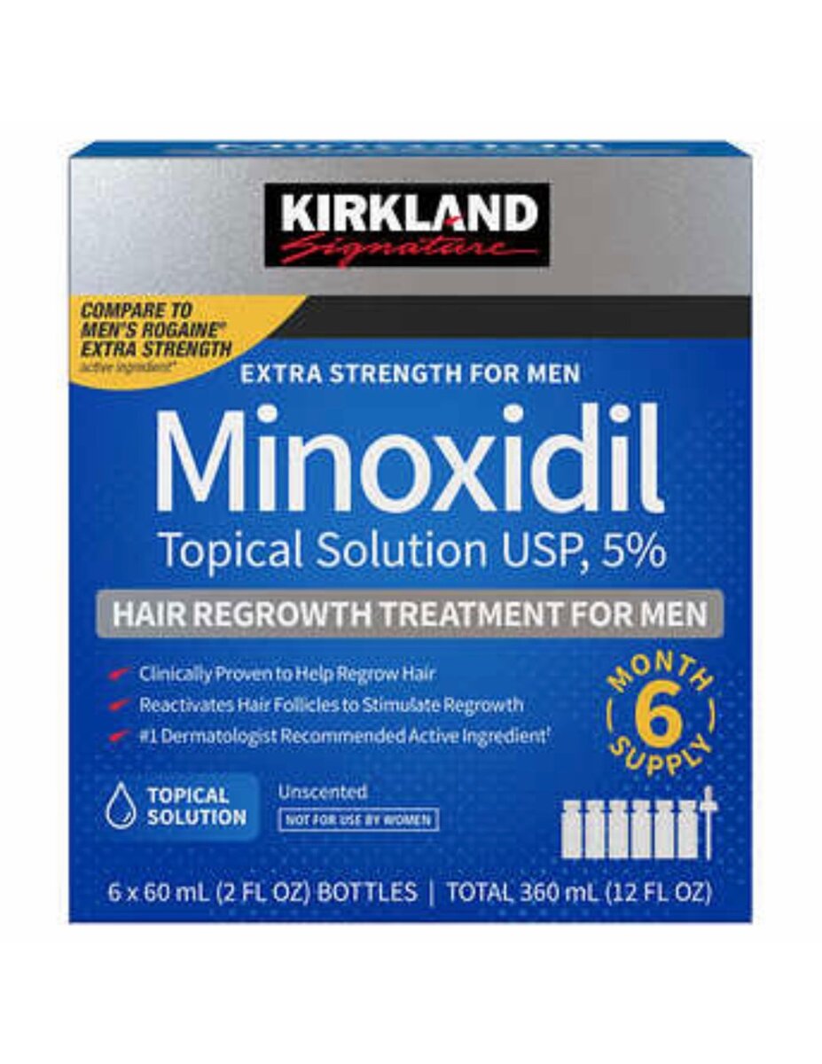 Kirkland minoxidil hair oil
