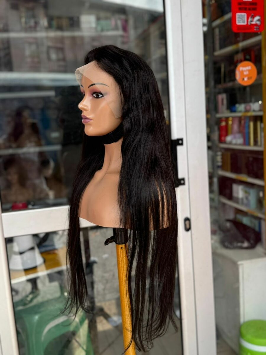 Perruque lace front longue