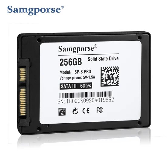 Disque SSD 256GB Samgporse