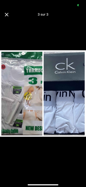 Ensemble boxers et debardeur