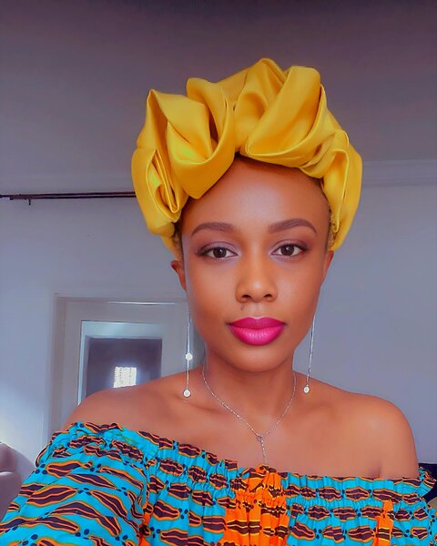 Bandeau-chouchou  Satin Doré