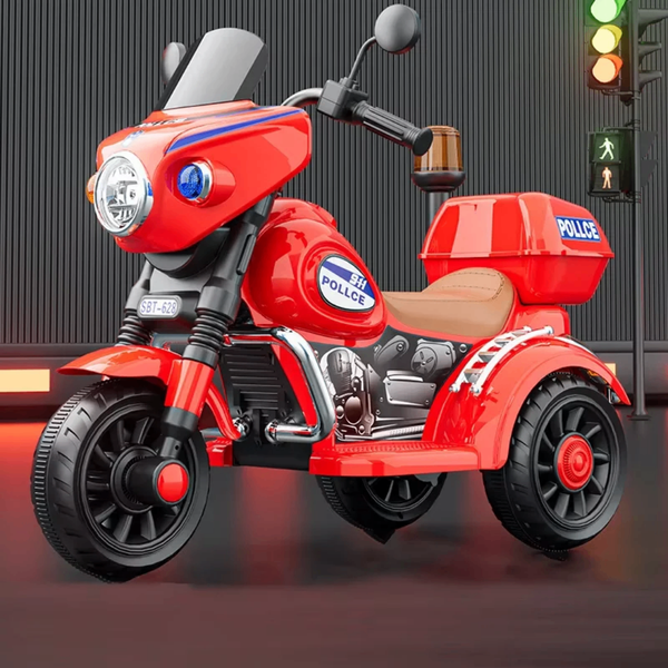 Moto électrique enfant police