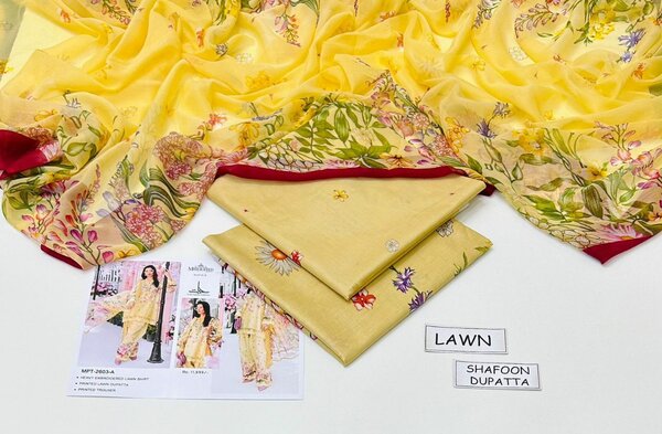 Printed Lown  suit