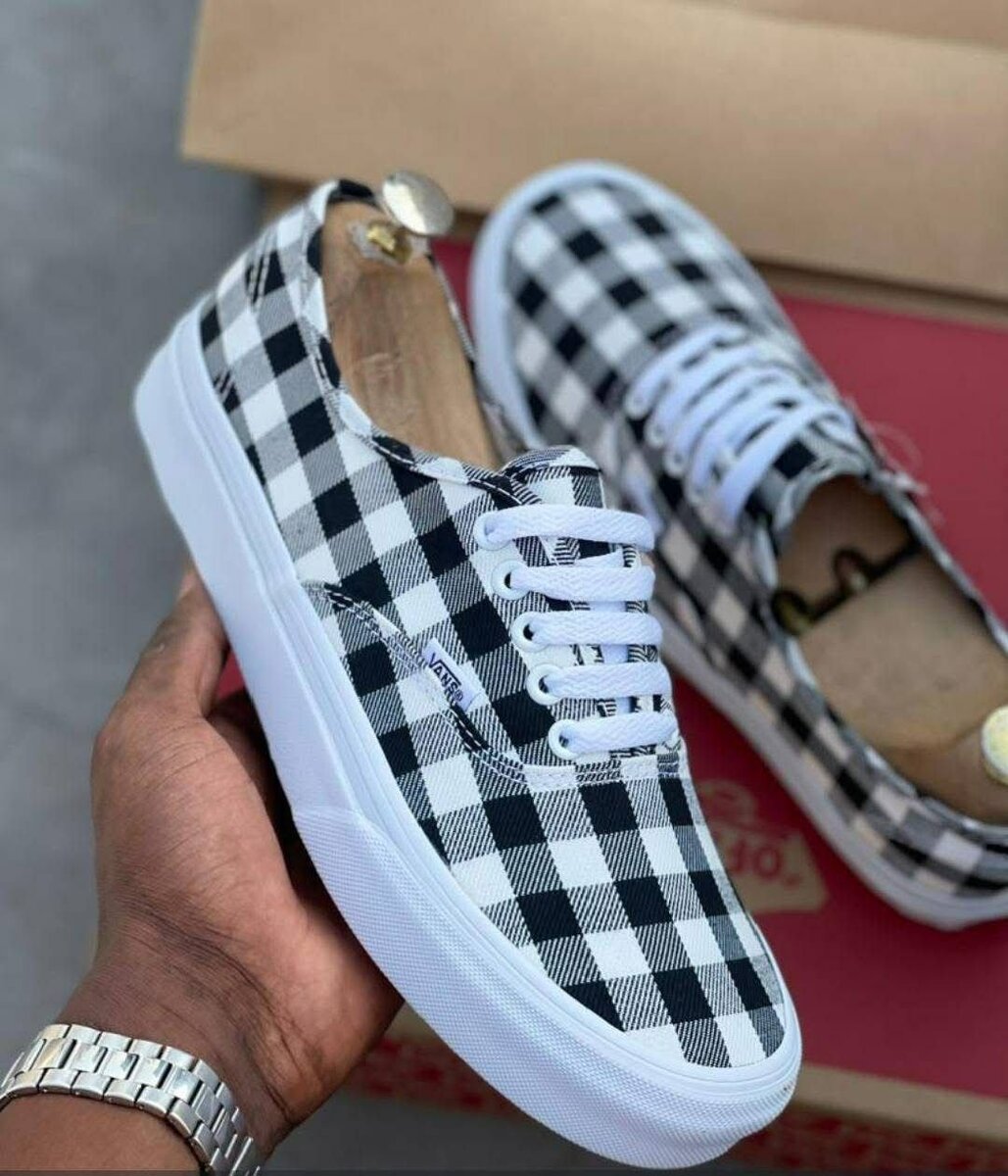 Vans carreaux tendance