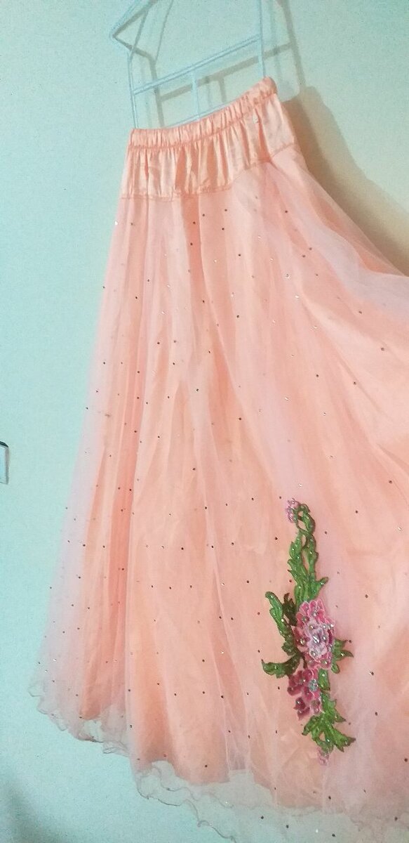 Long barbie maxi 2 in one frok skirt