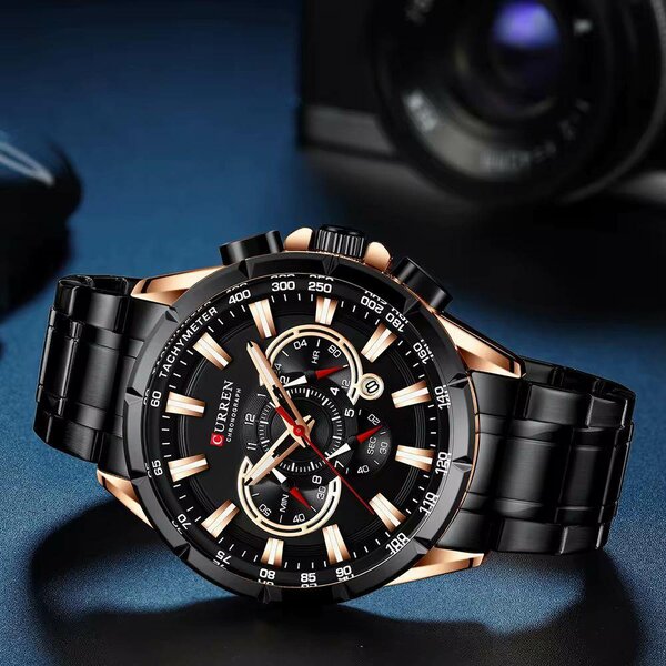 Montre Homme Chronographe Élégante
