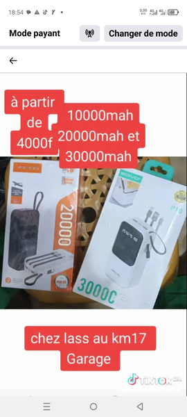 Power Bank 10000mAh 20000mAh