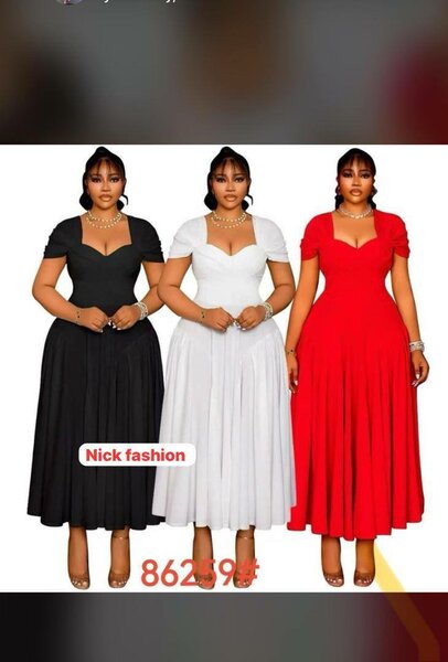 Robe élégante évasée