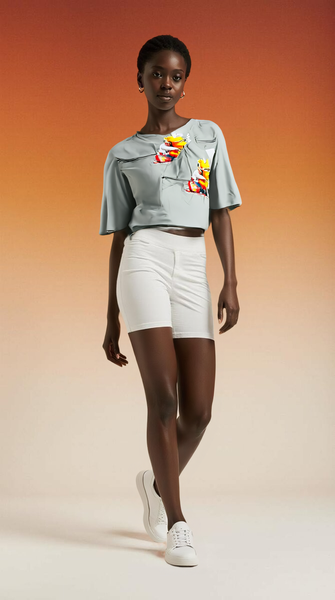 Robe T-shirt décontractée imprimée