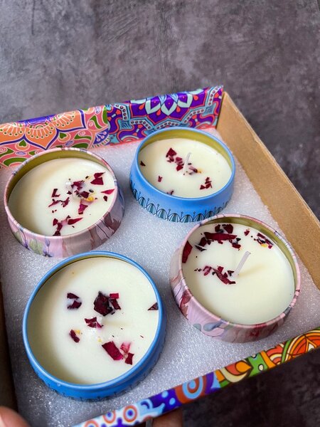 Набор свечей 4 штуки