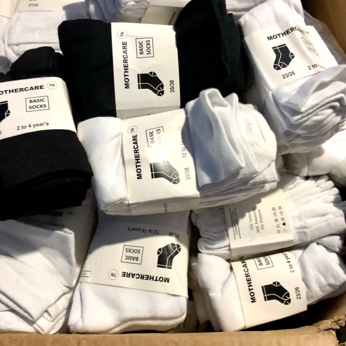 Unisex Kids & Adults Cotton Socks