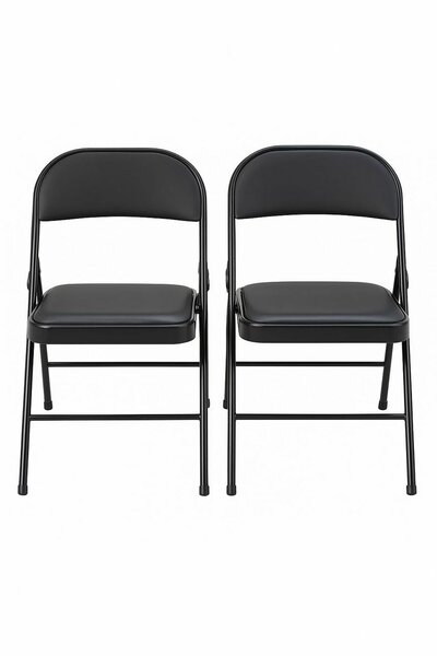 Chaises pliantes noires