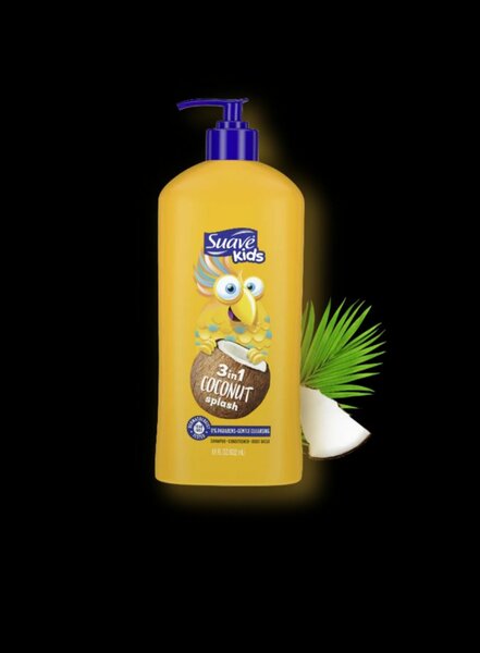 Suave Kids 3 in 1 Coconut Splash Shampoo+Conditioner+Body Wa