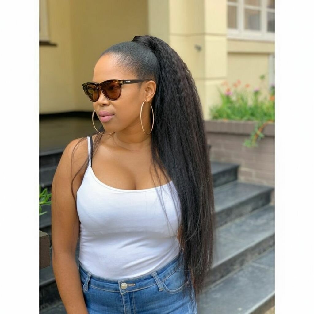 Postiche kinky straigth Long28