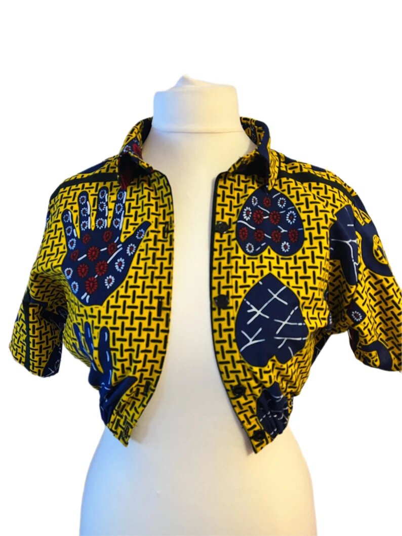 African print shirt