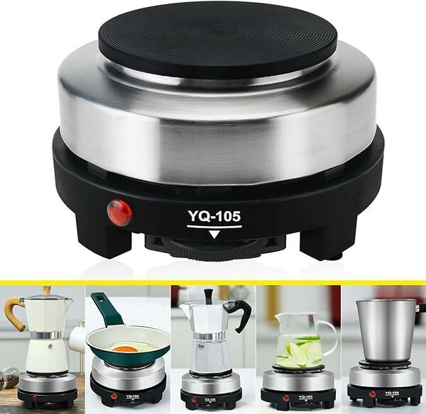 Mini Fourneau électrique 500W, Plaque Chauffante