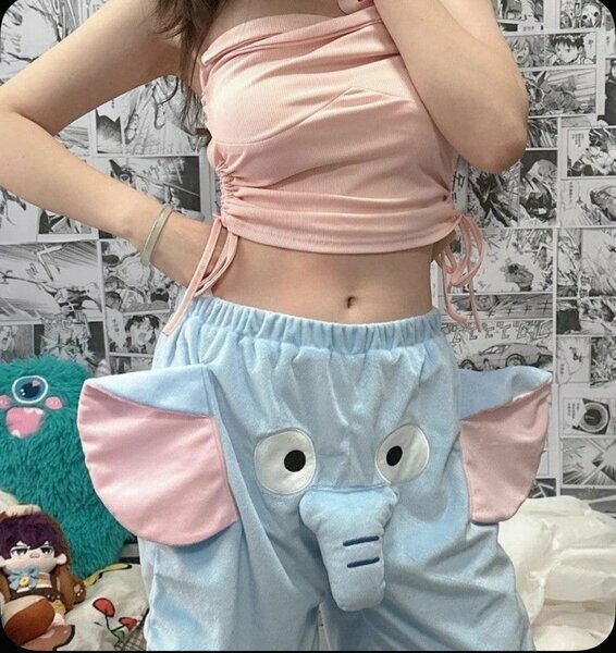 Shorts drôles éléphant unisex