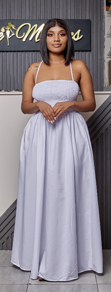 Long light sundress with straps