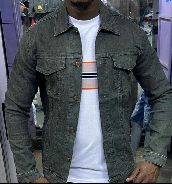 Veste en denim élégante homme