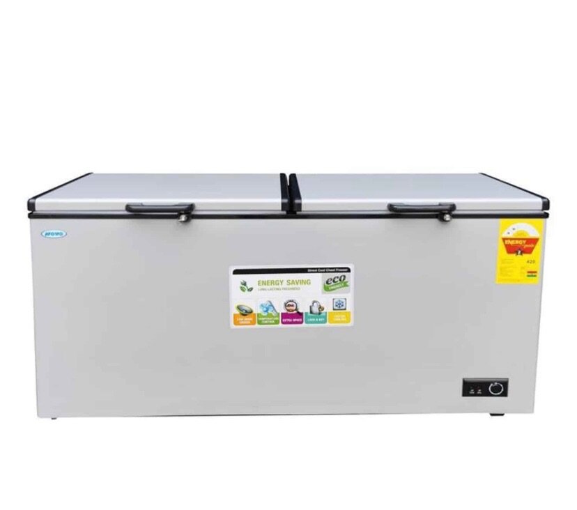 Novo 358Ltr Double Door Chest Freezer NV-385CF