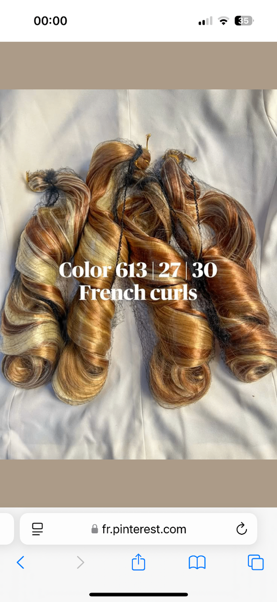 Mèches French Curly