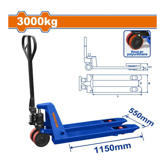 Transpalette manuel 3000kg