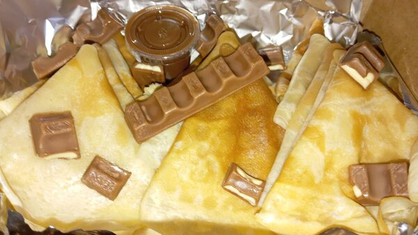 Crêpes gourmandes au chocolat