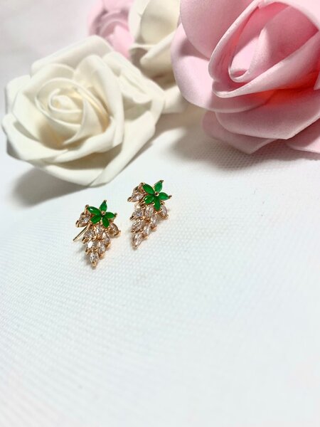 Green Ear Studs
