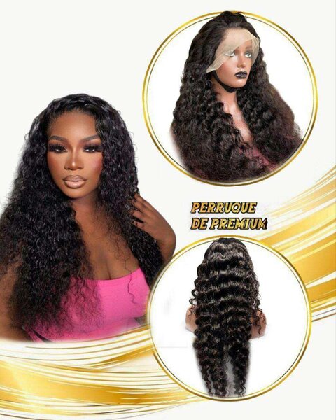 Perruque anduler, body wave et kinky effet cheveux